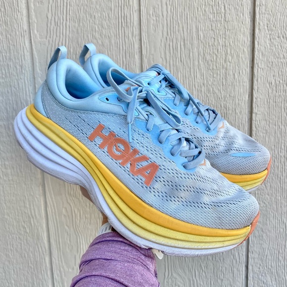 Hoka One One Shoes - Hoka one one Bondi 8 COLOR: Summer Song / Country Air size 9 D wide running